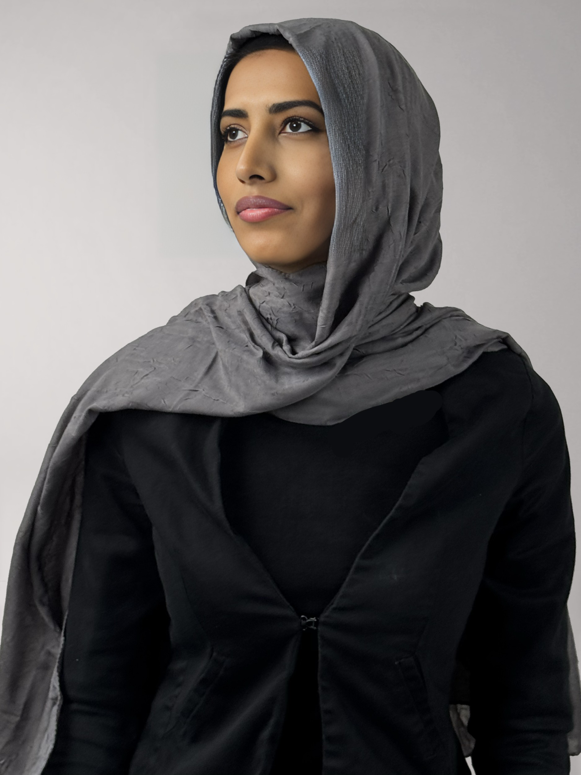 Charcoal Crinkle |Dark Grey