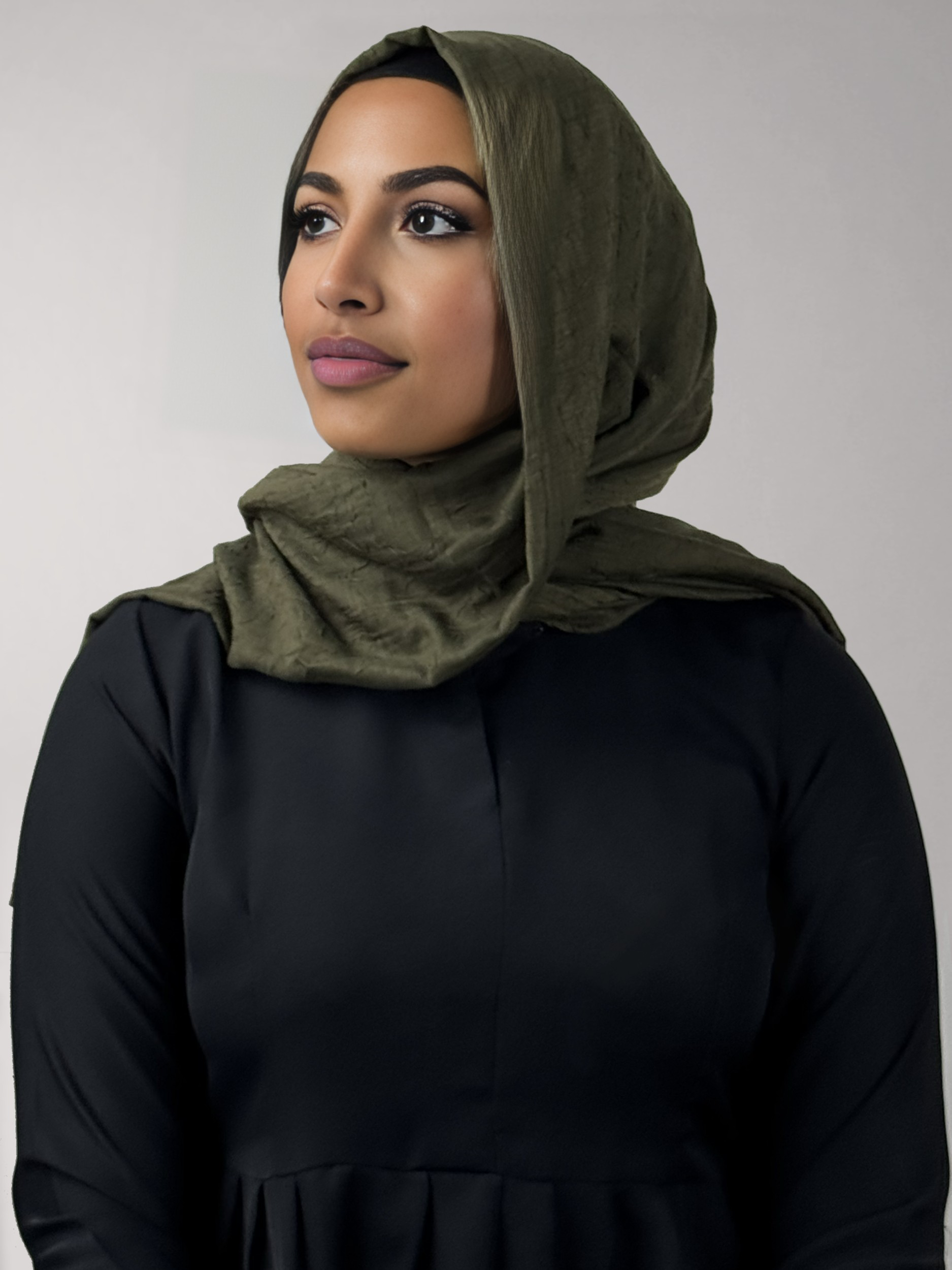 Olive Crinkle | Dark Green