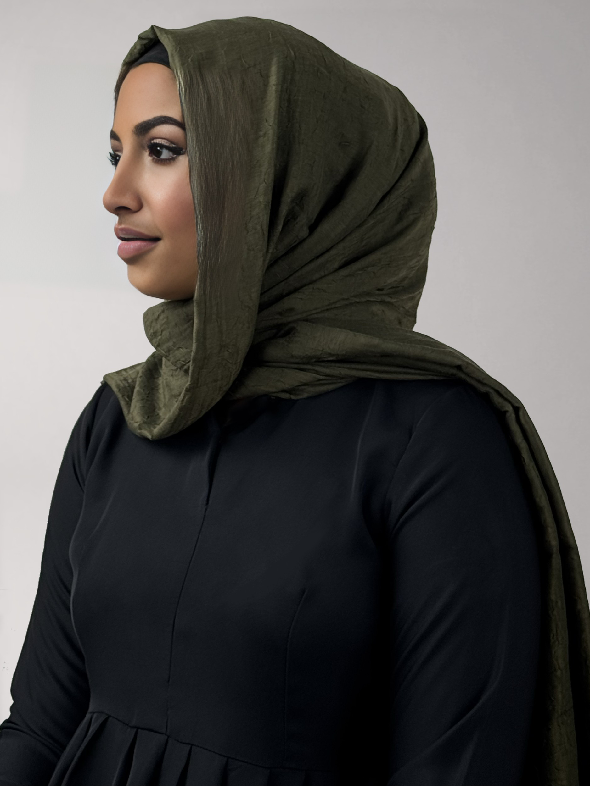 Olive Crinkle | Dark Green