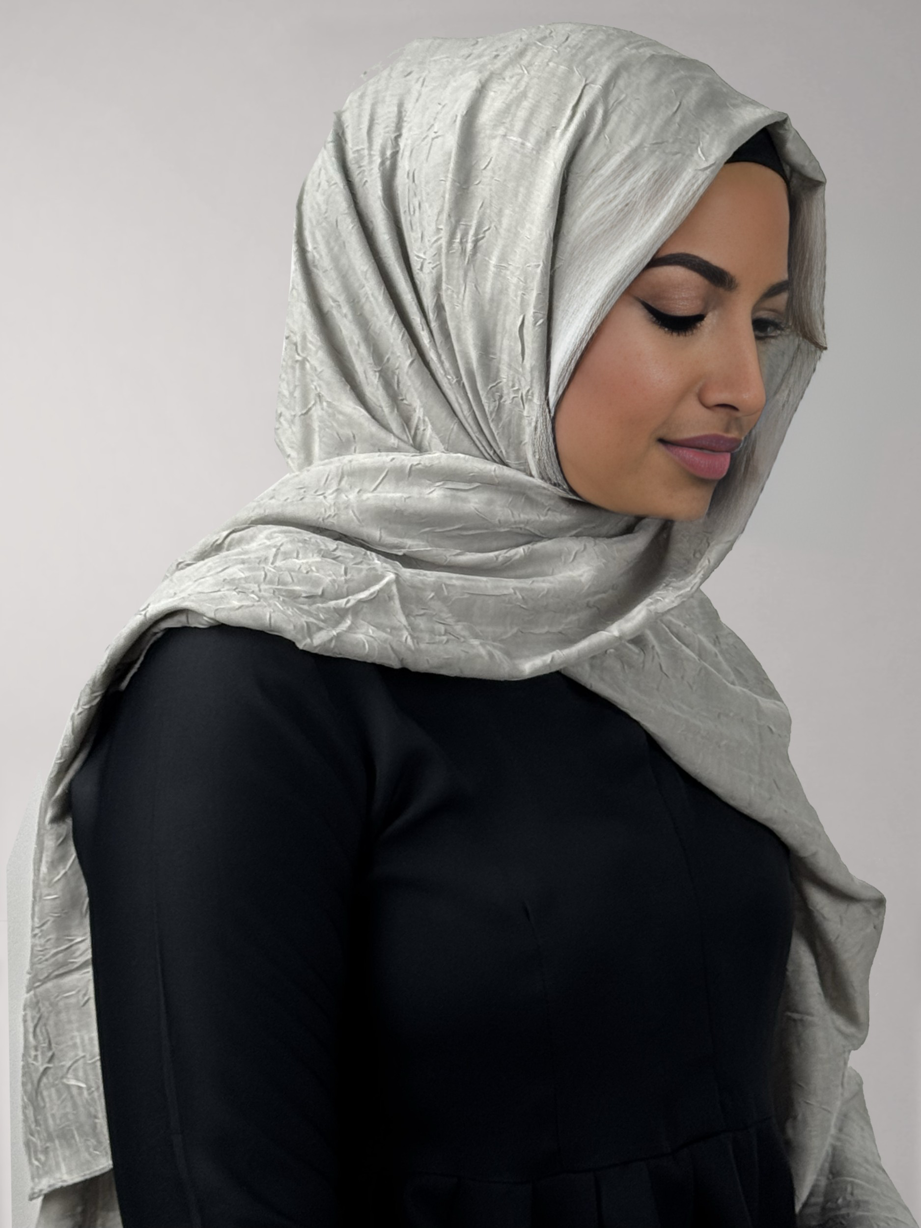 Silver Crinkle |Grey Hue
