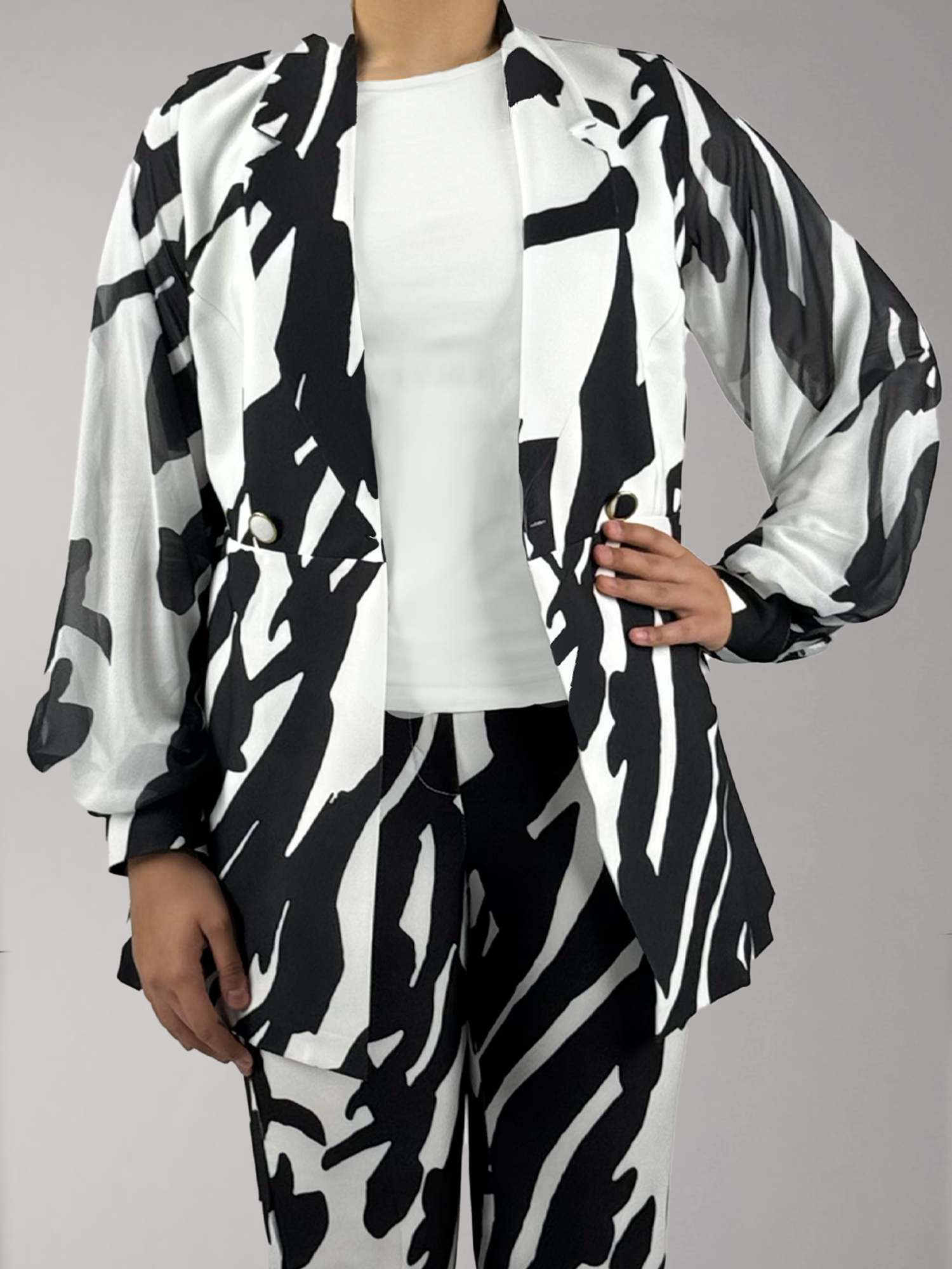 Swirl Power | White-Black